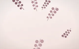 Blush Eucalyptus — light red, pink and white botanical background
