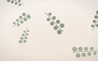Eucalyptus Dawn III — light green and white botanical background, variation III