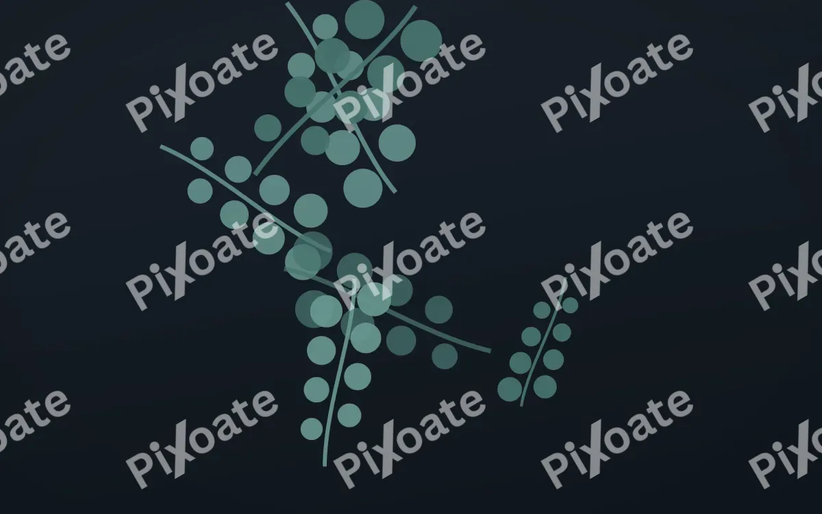 Eucalyptus Night — dark teal and blue botanical background