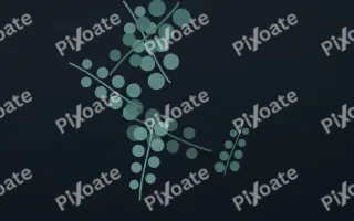 Eucalyptus Night — dark teal and blue botanical background