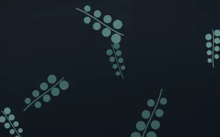 Eucalyptus Night III — dark teal and blue botanical background, variation III