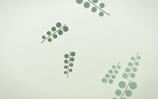 Sage Eucalyptus — light green and white botanical background
