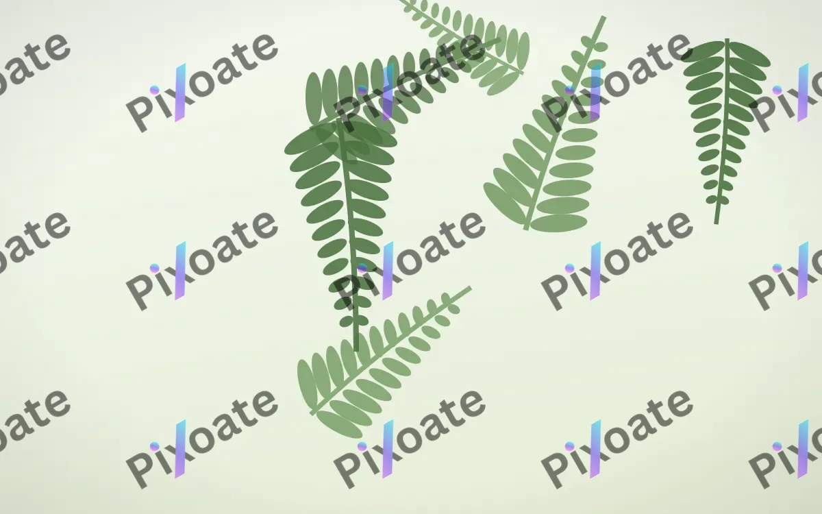 Fern Meadow — light green and white botanical background