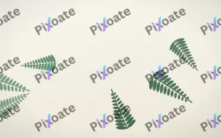 Fern on Paper — light green and white botanical background