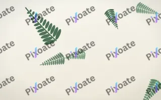 Fern on Paper III — light green and white botanical background, variation III