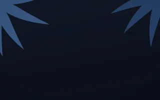 Midnight Palm Frame — dark blue and black botanical background