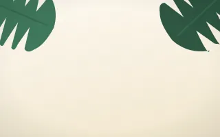 Monstera Frame III — light green and white botanical background, variation III