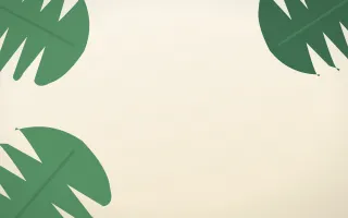 Monstera Morning III — light green and white botanical background, variation III
