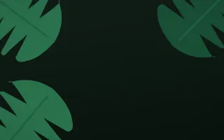 Monstera Noir II — dark green and black botanical background, variation II