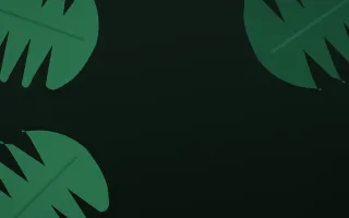 Monstera Noir III — dark green and black botanical background, variation III