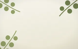 Olive Branch — light green and white botanical background