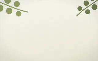 Olive Branch II — light green and white botanical background, variation II