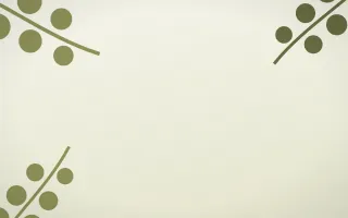 Olive Grove III — light yellow and white botanical background, variation III