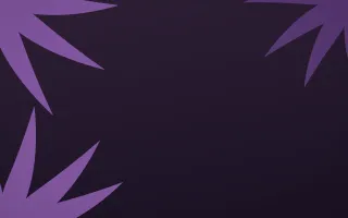 Palm at Dusk II — dark purple botanical background, variation II