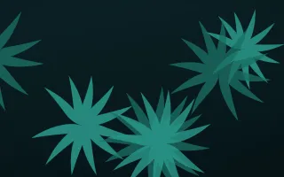 Palm Lagoon — dark teal and black botanical background