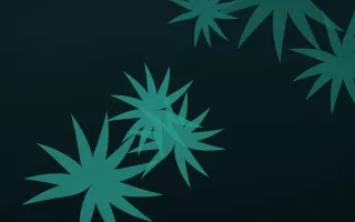 Palm Lagoon II — dark teal and black botanical background, variation II