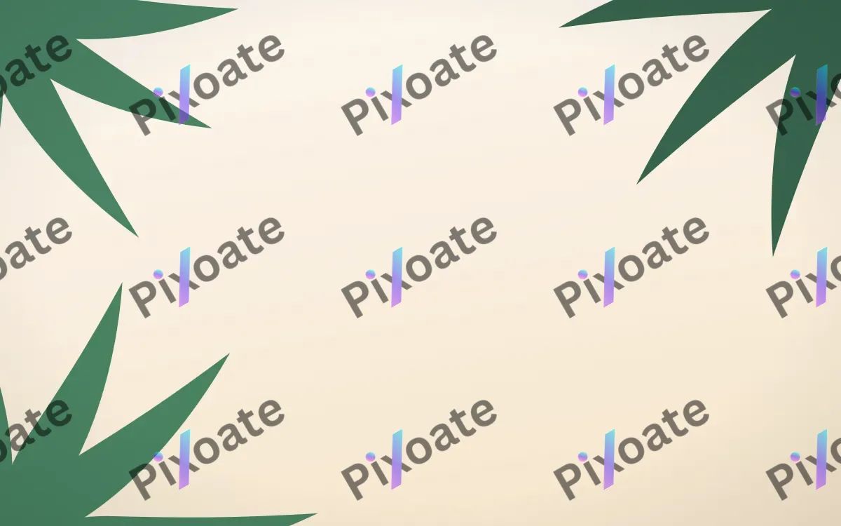 Palm Shade — light green and white botanical background