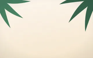 Palm Shade II — light green and white botanical background, variation II