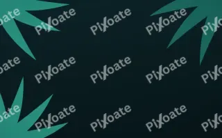 Teal Tropics II — dark teal and black botanical background, variation II
