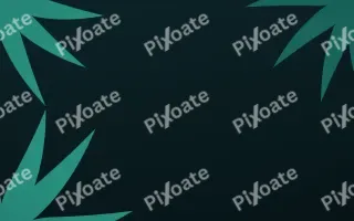 Teal Tropics III — dark teal and black botanical background, variation III