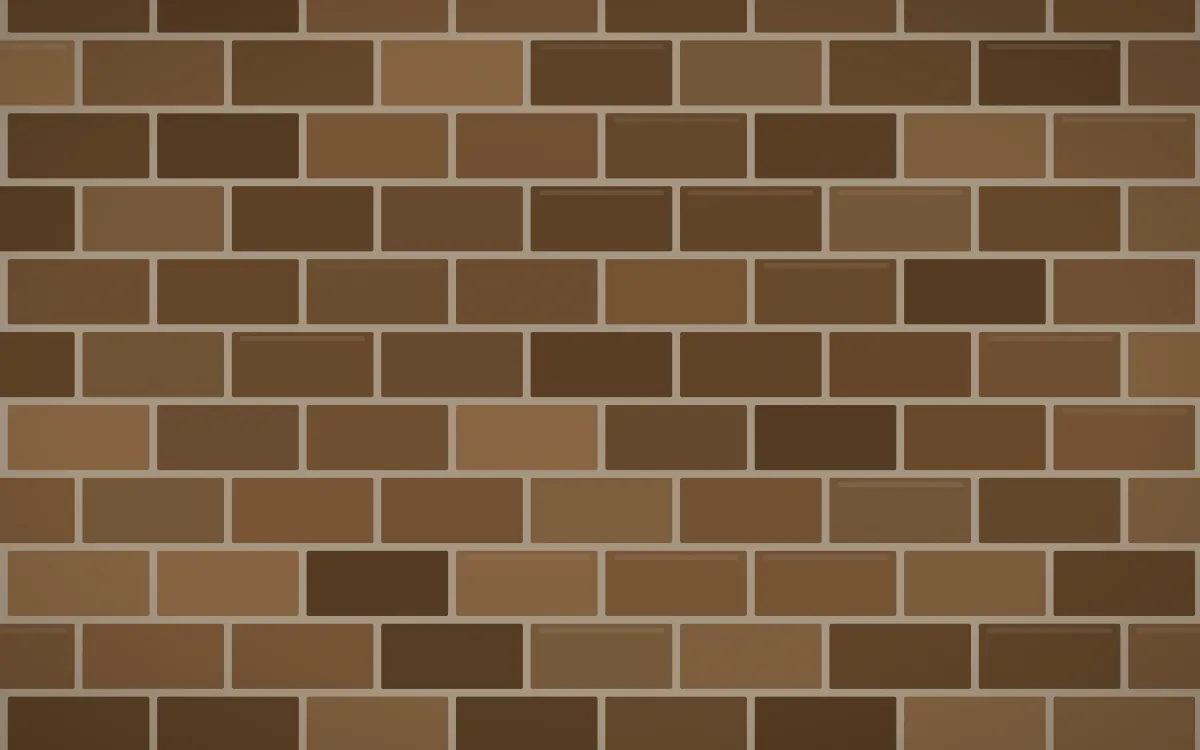 Amsterdam Brown Brick — dark brown and orange brick wall background