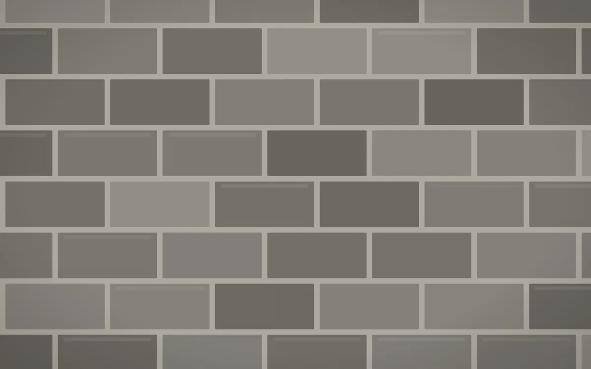 Berlin Grey Brick Loft — light grey brick wall background