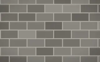Berlin Grey Brick Loft — light grey brick wall background