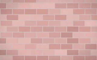 Blush Painted Brick II — light red brick wall background, variation II