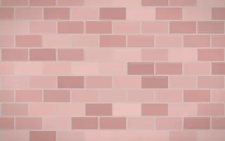 Blush Painted Brick III — light red brick wall background, variation III