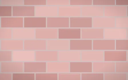 Blush Painted Brick Loft — light red brick wall background