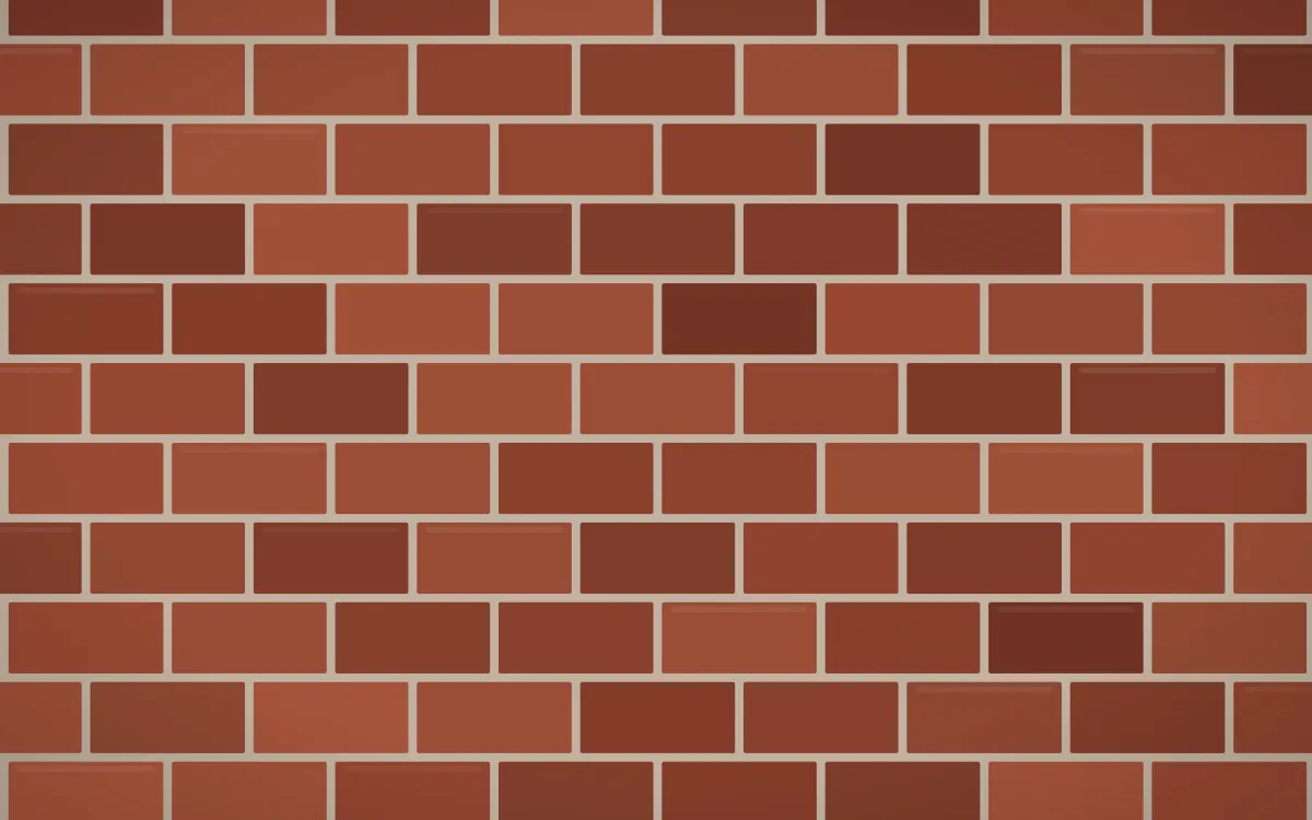 Boston Red Brick — colourful brown and orange brick wall background