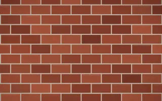 Boston Red Brick — colourful brown and orange brick wall background