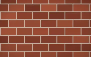 Boston Red Brick Loft II — colourful brown and orange brick wall background, variation II