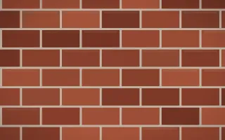 Boston Red Brick Loft III — colourful brown and orange brick wall background, variation III