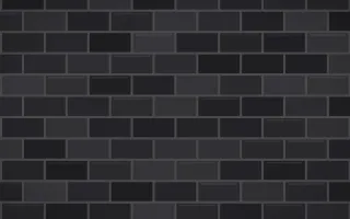 Charcoal Brick III — dark grey brick wall background, variation III