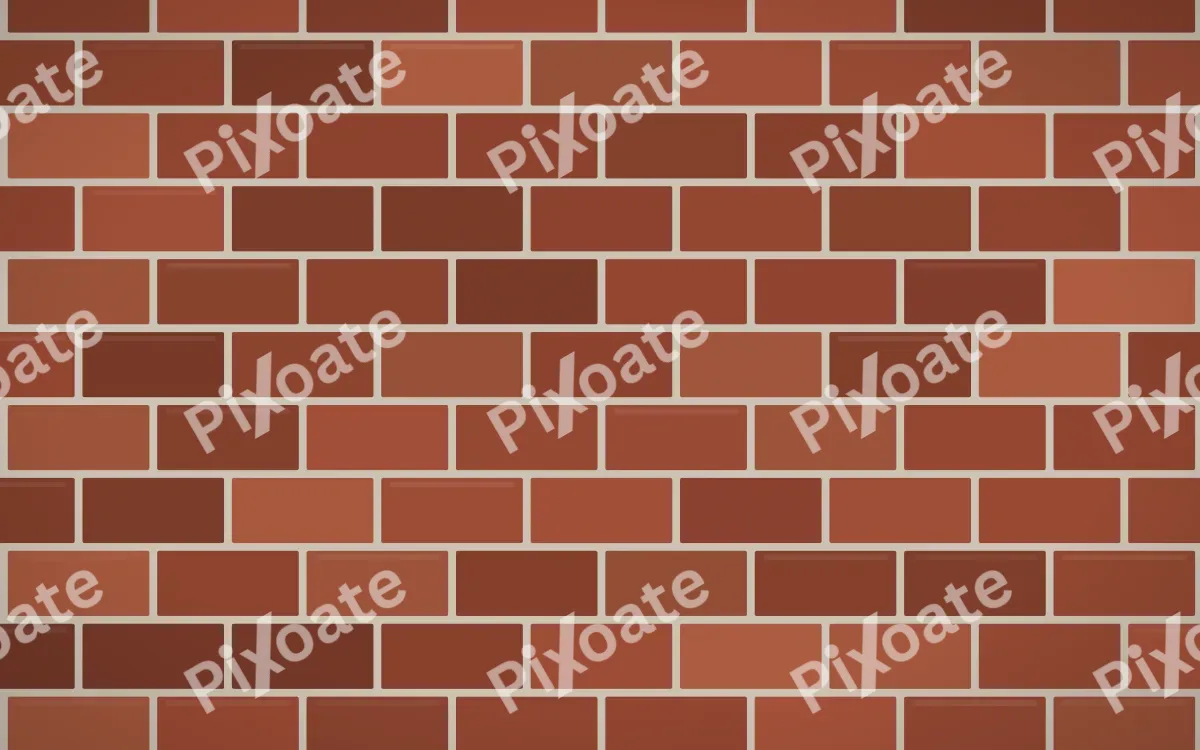Classic Red Brick — colourful orange, brown and beige brick wall background