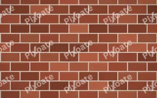 Classic Red Brick II — colourful orange, brown and beige brick wall background, variation II