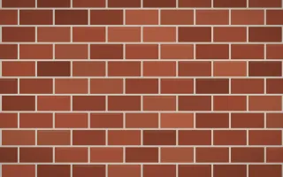 Classic Red Brick III — colourful orange, brown and beige brick wall background, variation III