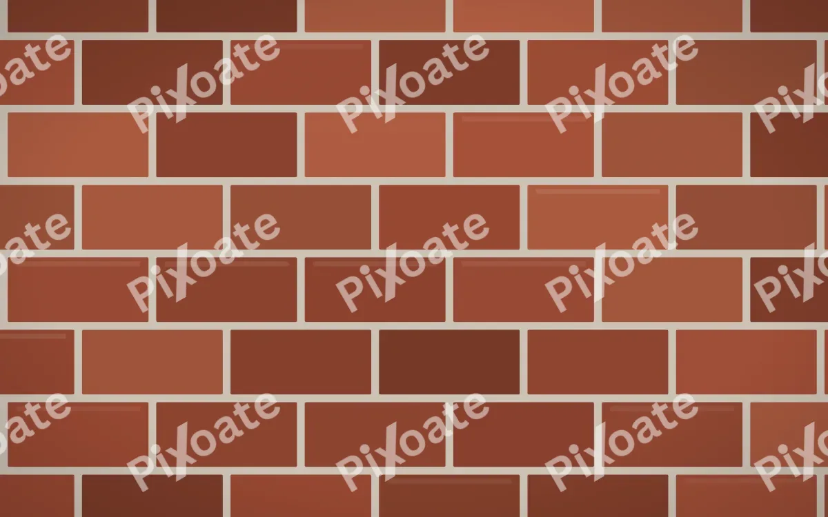 Classic Red Brick Loft — colourful orange, brown and beige brick wall background