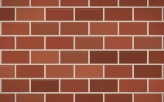 Classic Red Brick Loft II — colourful orange, brown and beige brick wall background, variation II
