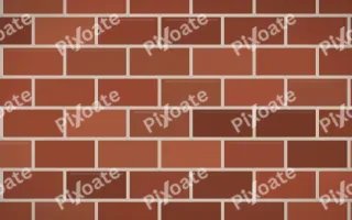 Classic Red Brick Loft II — colourful orange, brown and beige brick wall background, variation II
