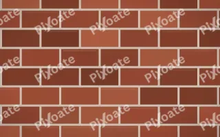 Classic Red Brick Loft III — colourful orange, brown and beige brick wall background, variation III