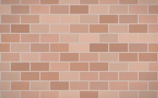 Copenhagen Blush Brick — light orange and beige brick wall background