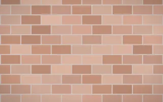Copenhagen Blush Brick II — light orange and beige brick wall background, variation II