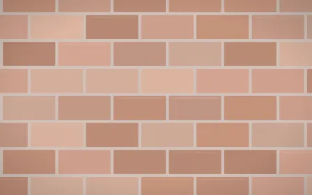 Copenhagen Blush Brick Loft — light orange and beige brick wall background