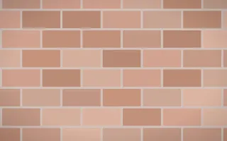 Copenhagen Blush Brick Loft III — light orange and beige brick wall background, variation III