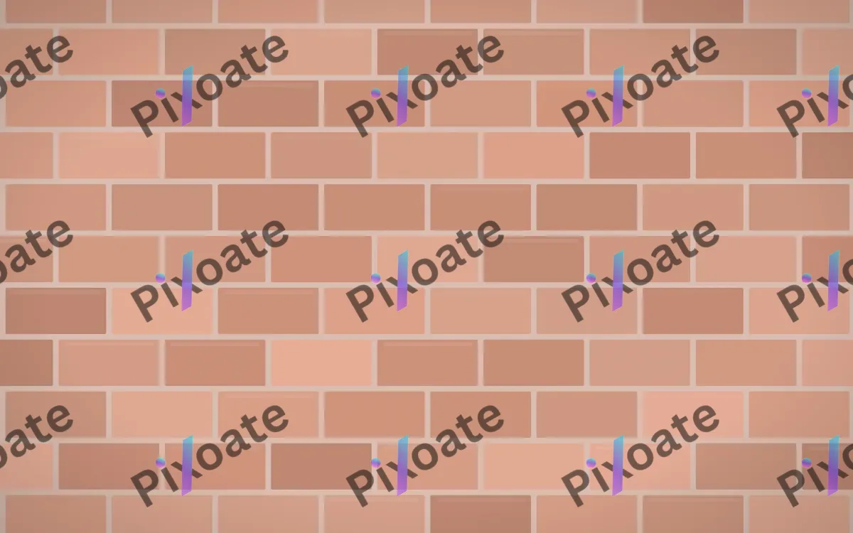 Coral Washed Brick — light orange brick wall background