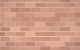 Coral Washed Brick — light orange brick wall background