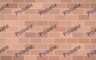 Coral Washed Brick II — light orange brick wall background, variation II