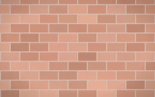 Coral Washed Brick III — light orange brick wall background, variation III